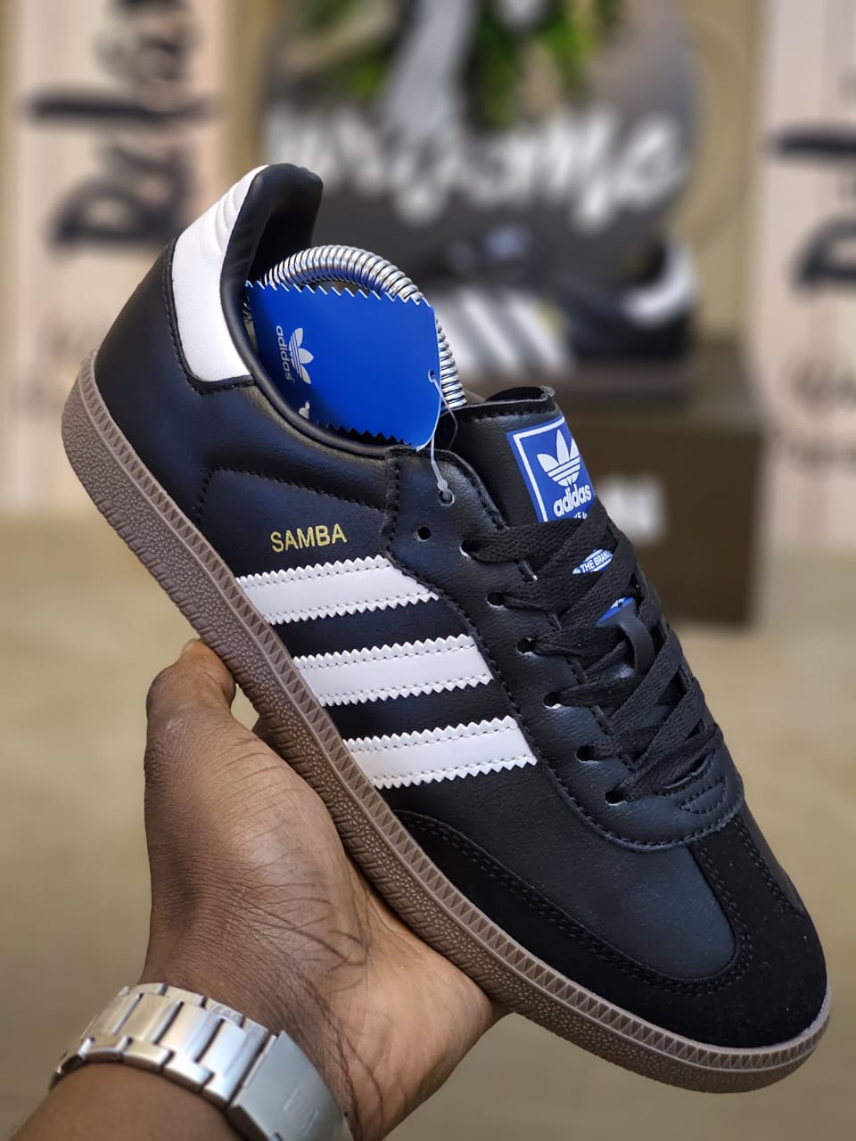 Addidas Samba single sole black