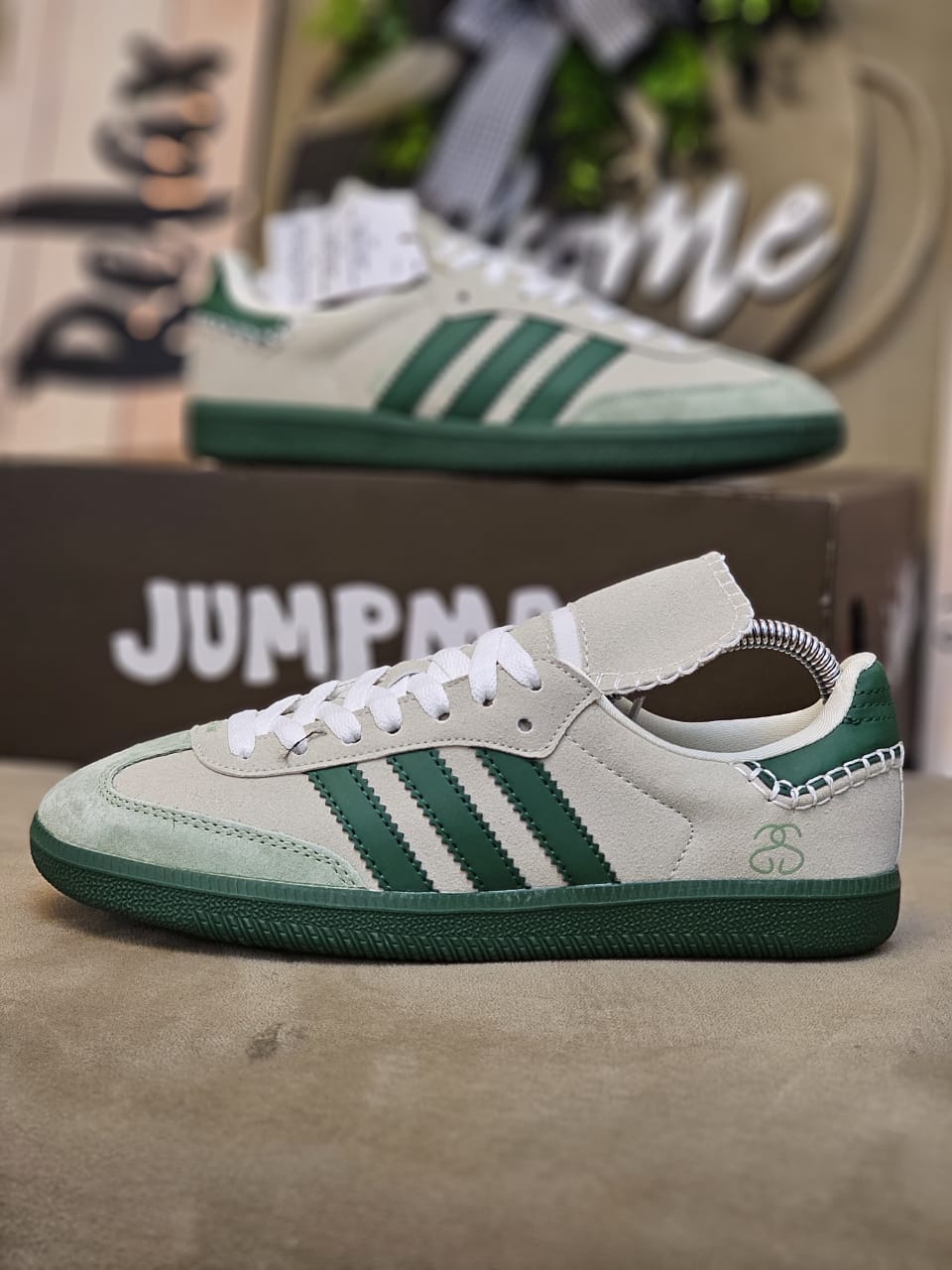 Addidas samba single sole.
