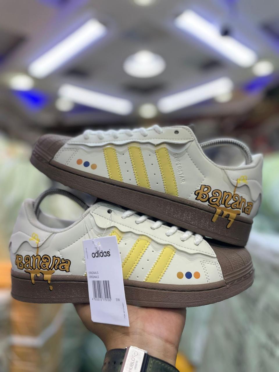 Addidas  superstar banana  lilo& stitch