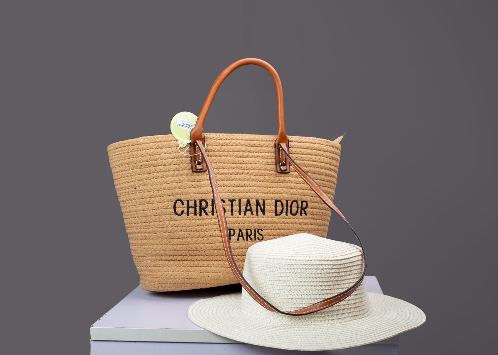 CHRISTIAN DIOR  BAGS  with CAP. Brown
