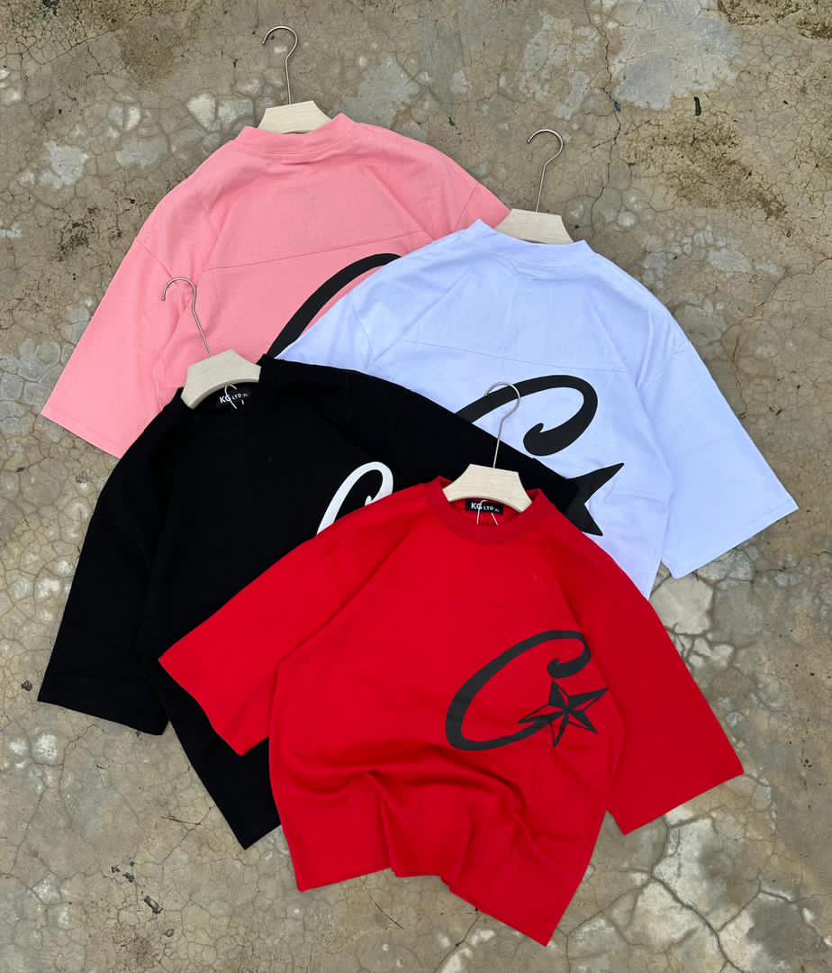Designer crop  Tshirts red