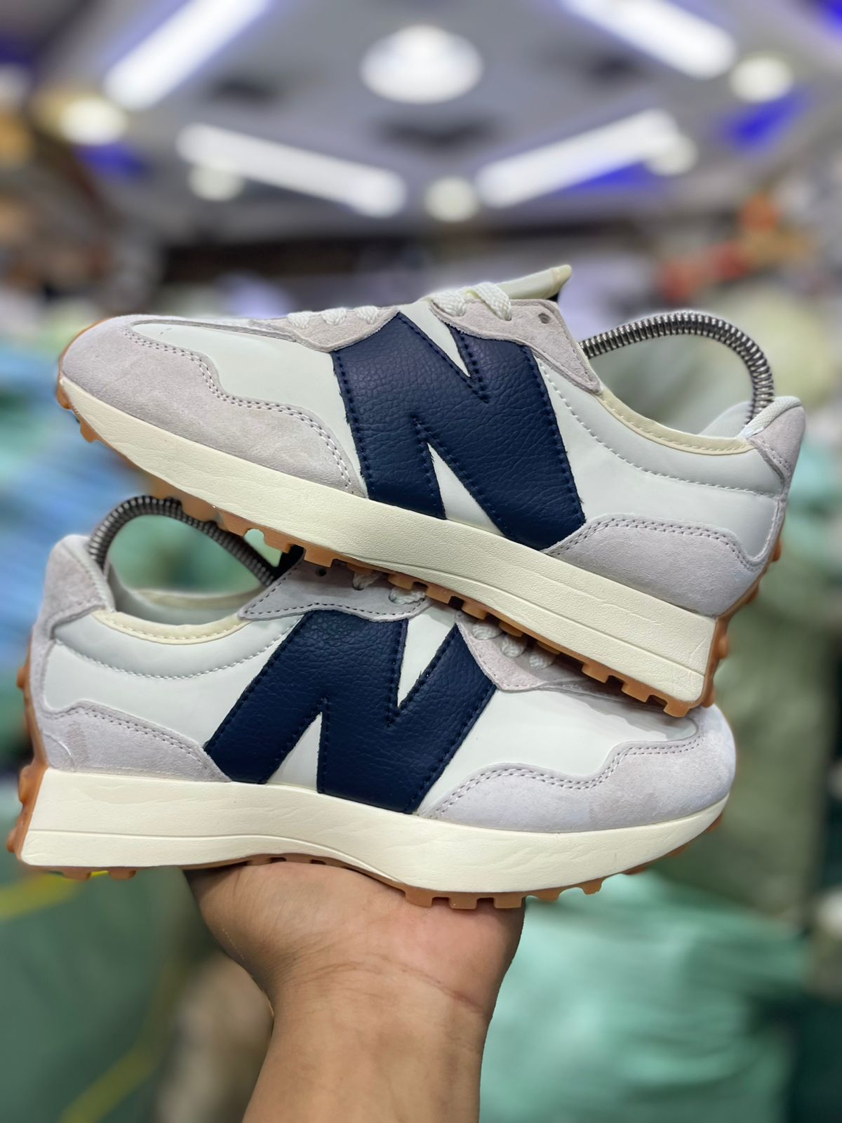New Balance 327 white