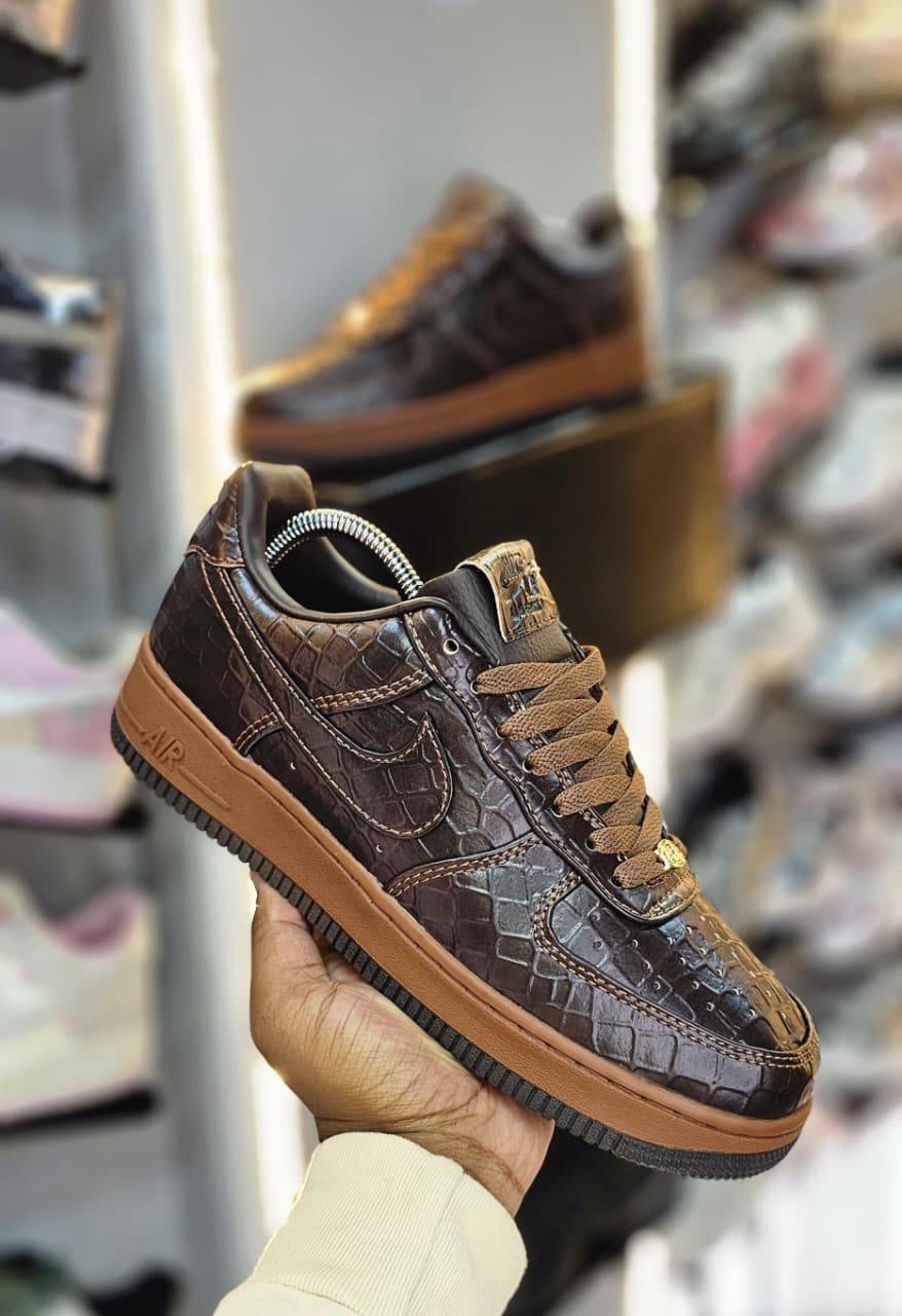 Nike Airforce 1 custom Brown