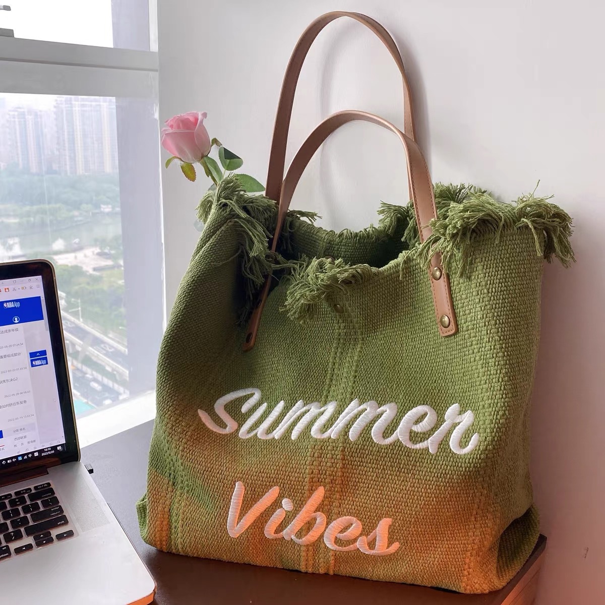 Summer bags green