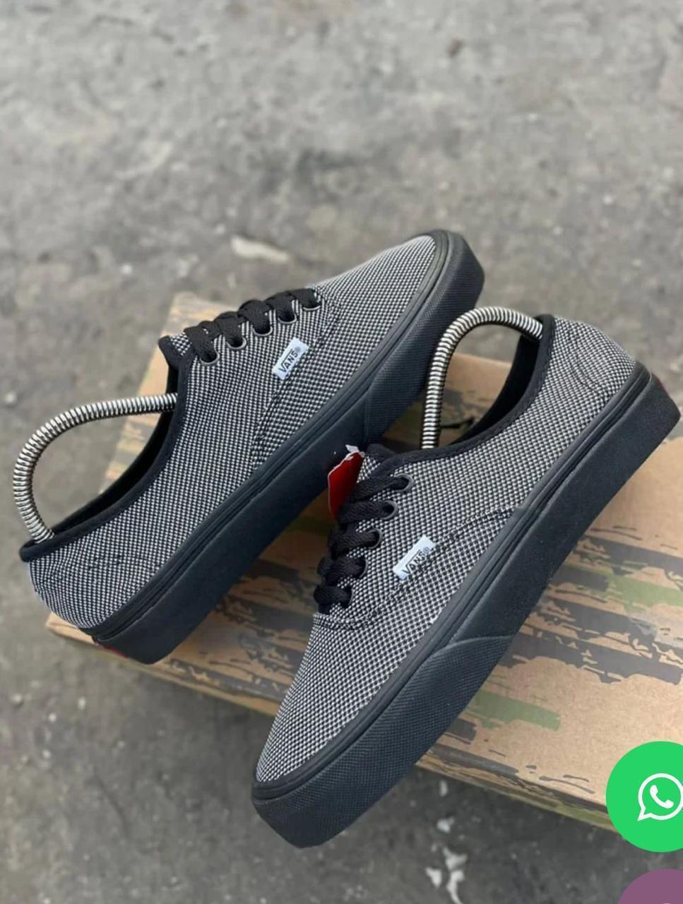 Vans off the walls grey