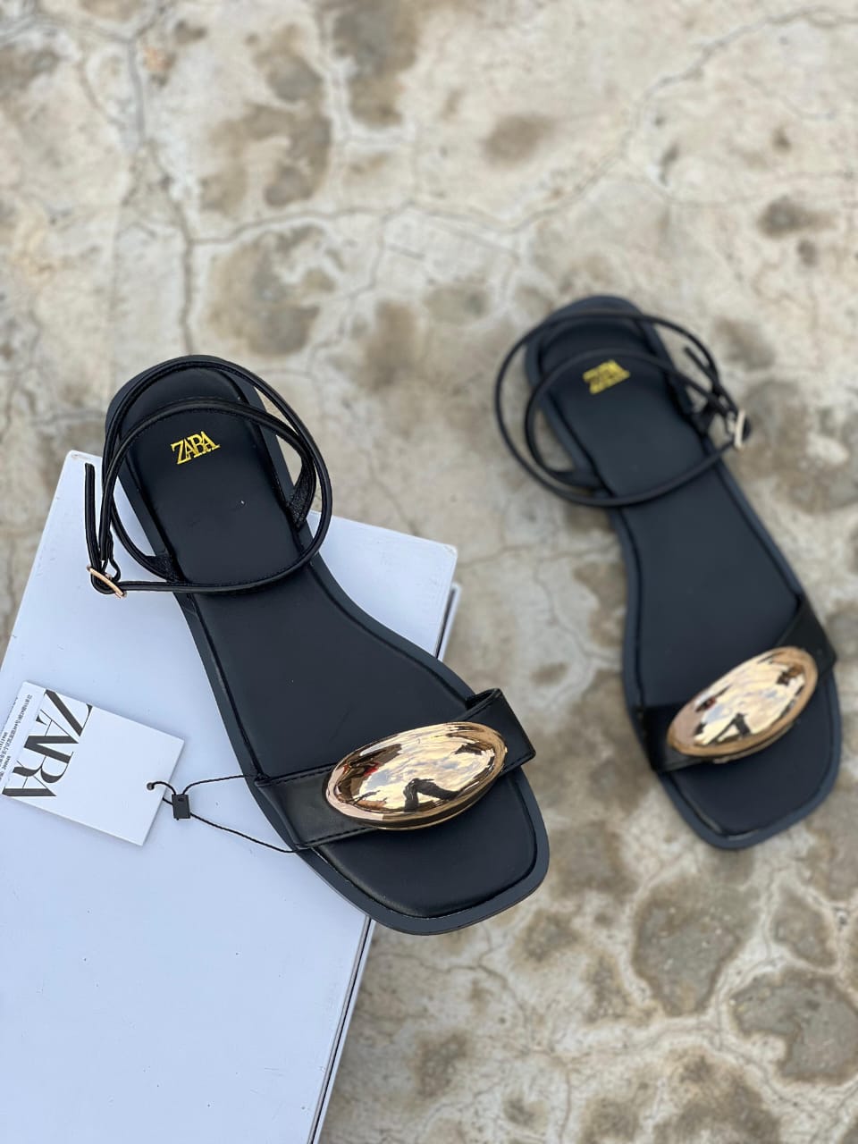 (ZARA) ANKLESTRAP SANDALS